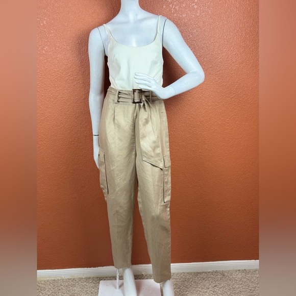 Express Women's Beige Utility Jumpsuit Size Small - Picture 12 of 16